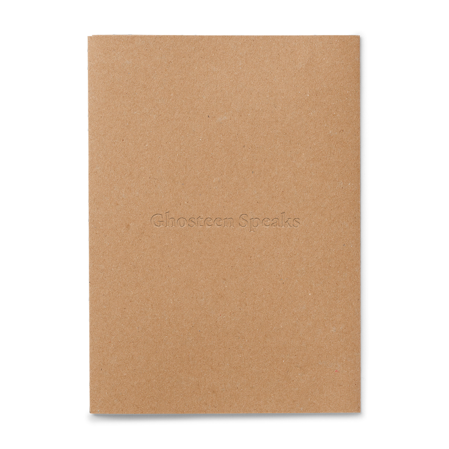 GHOSTEEN SPEAKS LETTERPRESS PRINT