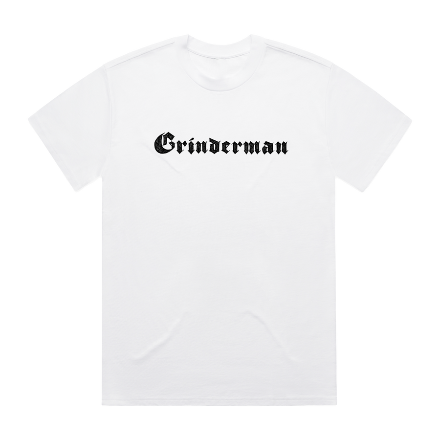 Grinderman Logo White T-Shirt