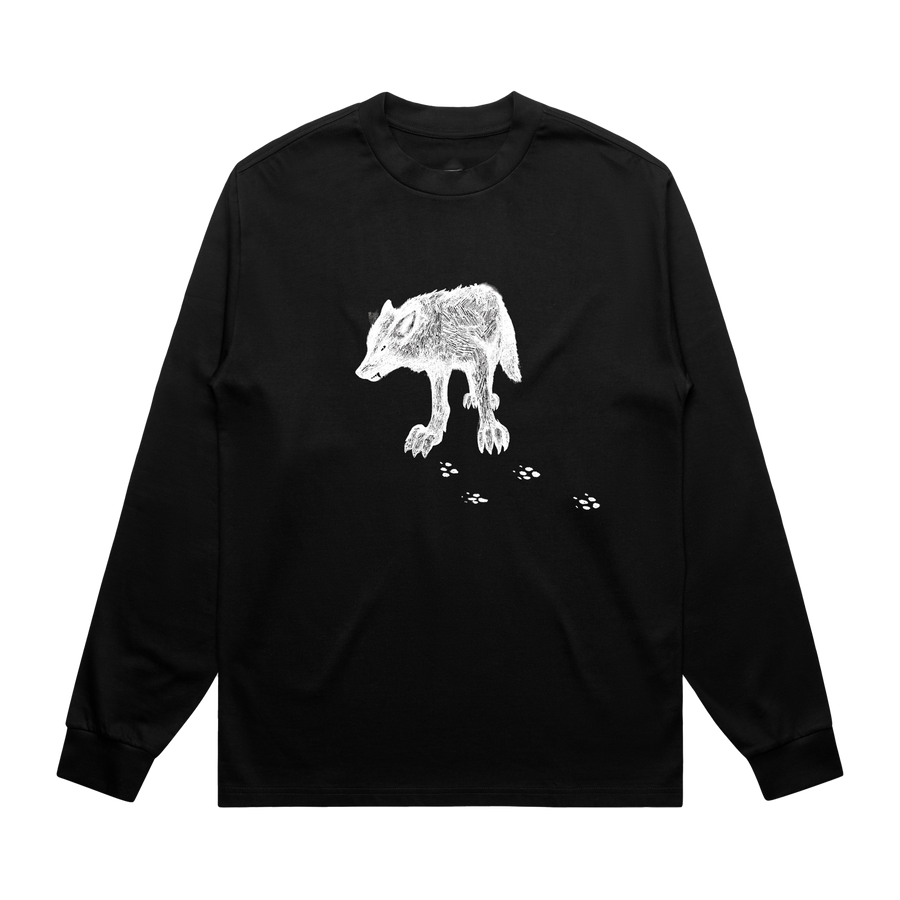 Grinderman Wolf Black Longsleeve T-Shirt