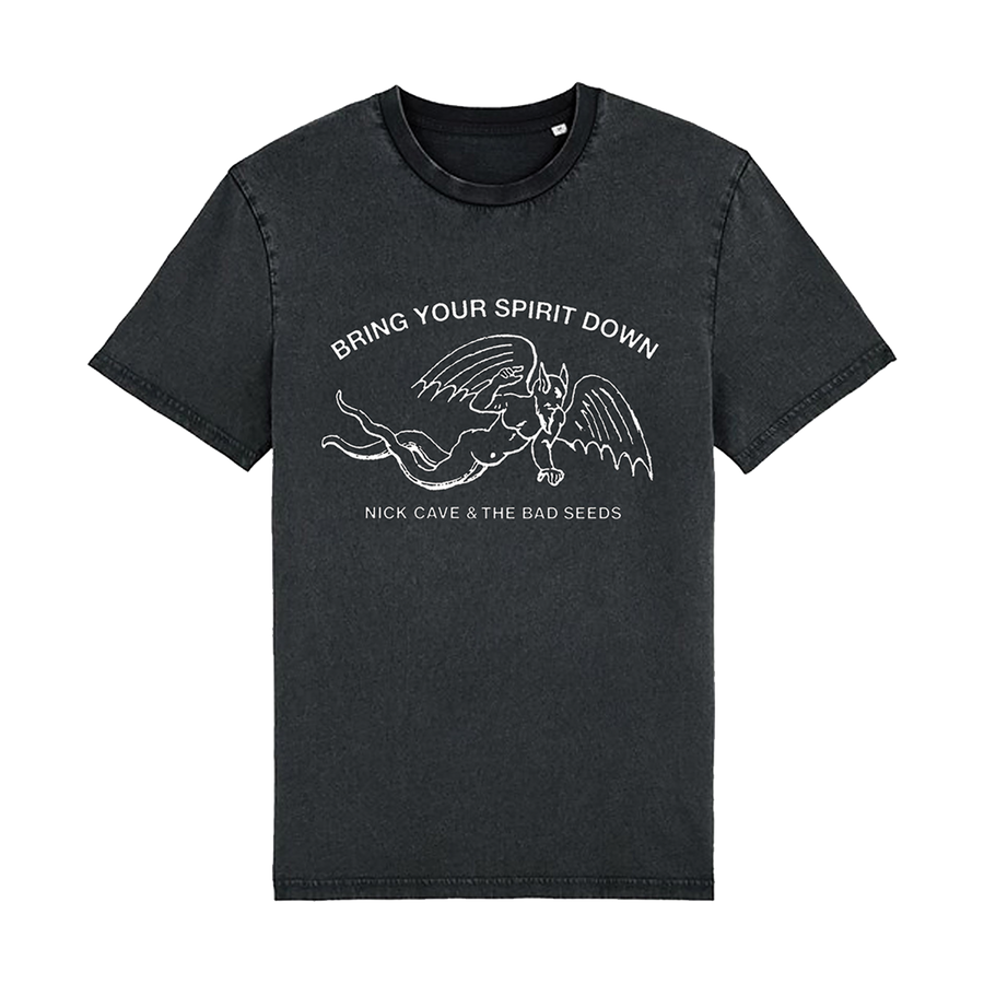 Bring Your Spirit Down Faded Black T-Shirt